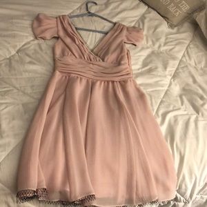 Dusty pink dress